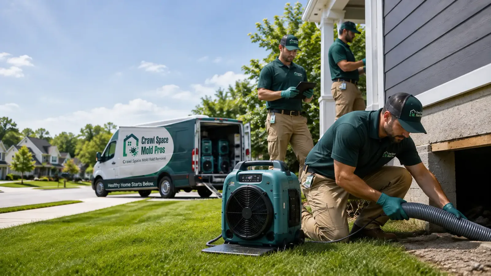 Crawl Space Mold Removal in Peel, AR